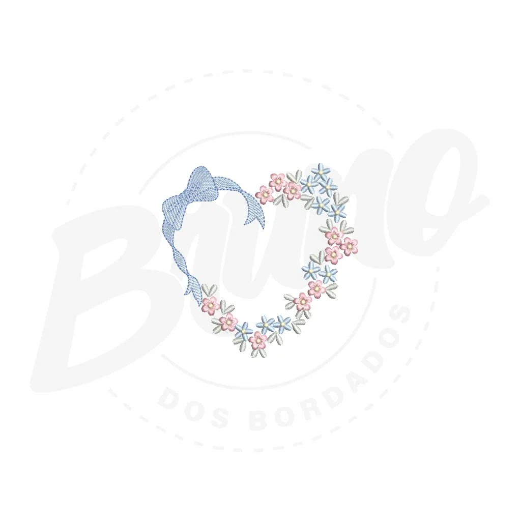Kit Enxoval #173 - Coração e floral