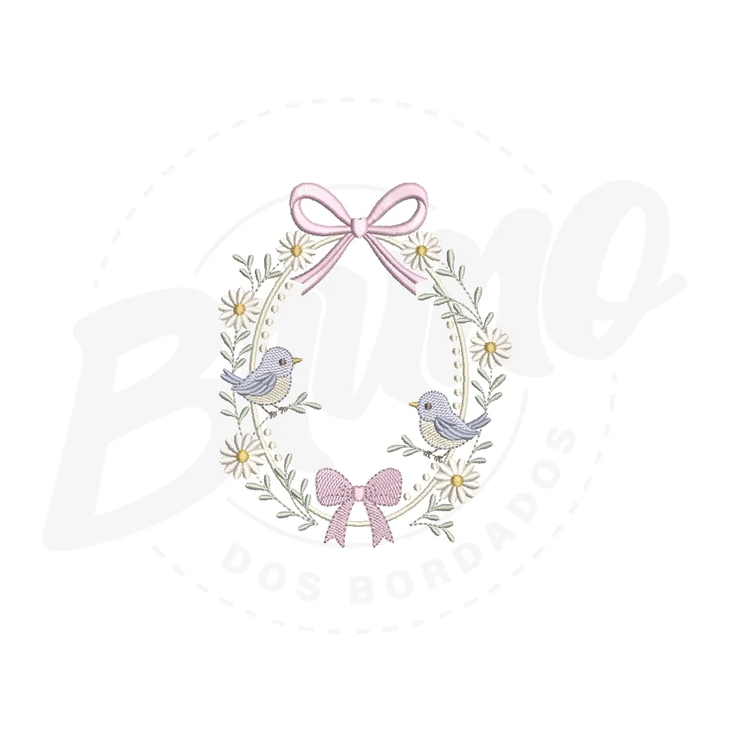 Kit Enxoval #188 - Passarinho e flores