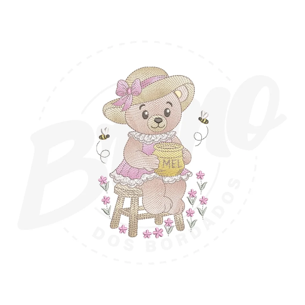 Kit Enxoval #193 - Ursinha, abelha e mel