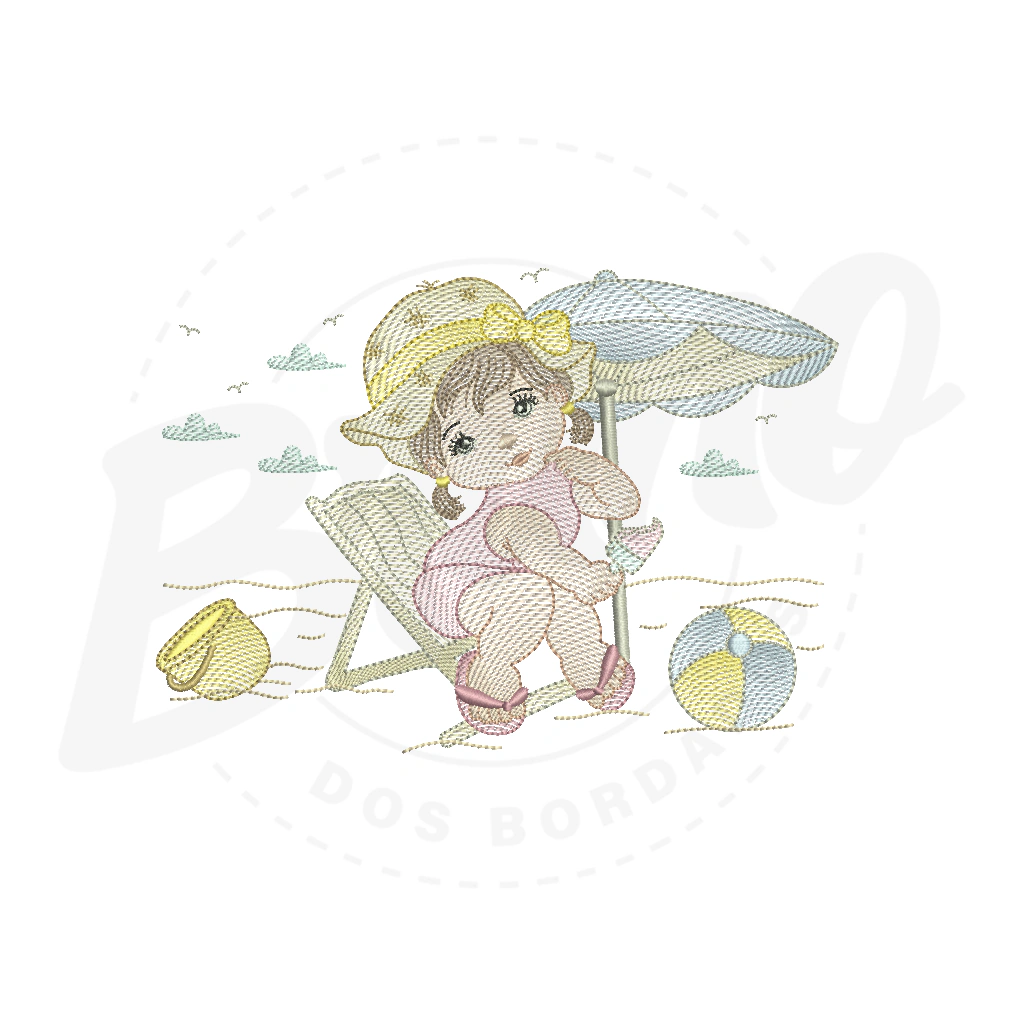 MP16M043 - Menina na praia