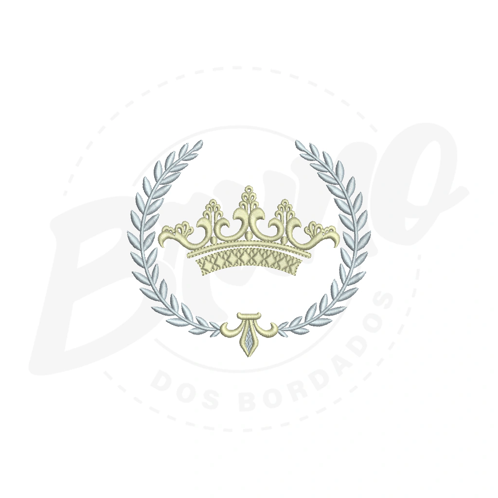 MP20M051 - Moldura flor de lís e coroa