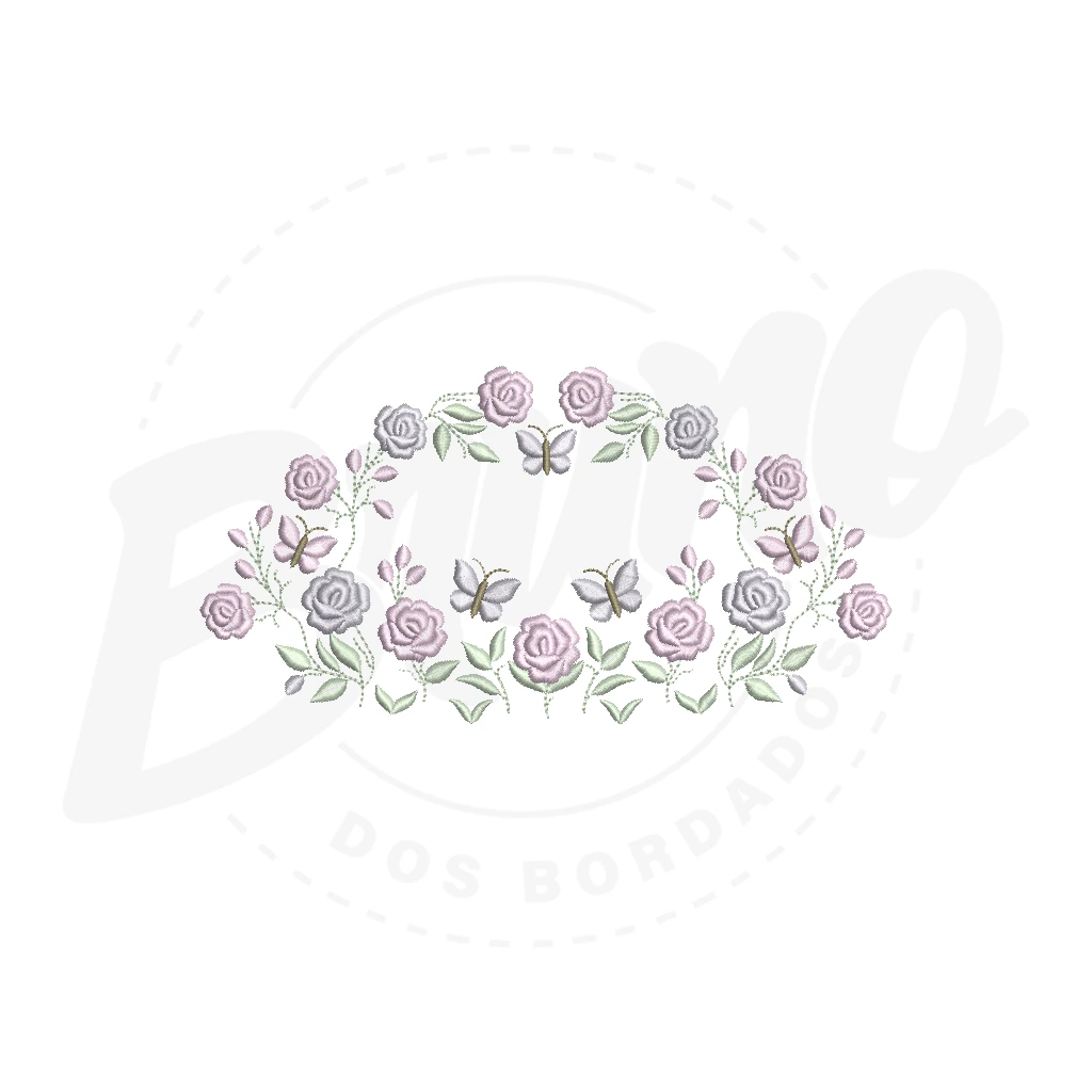 MP28M018 - Moldura rosas