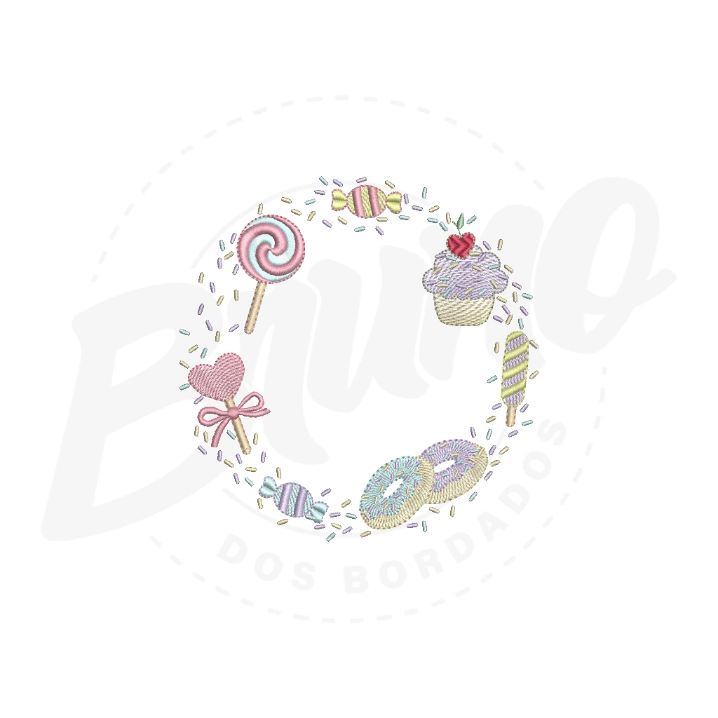 MP29M114 - Cupcake, pirulito e donut