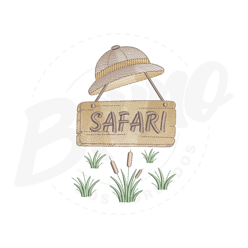 MP35M022 - Plaquinha safari