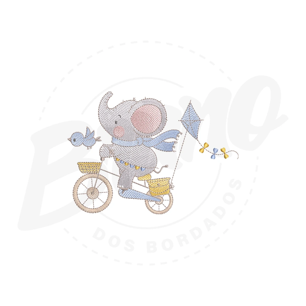MP35M062 - Elefante na bike